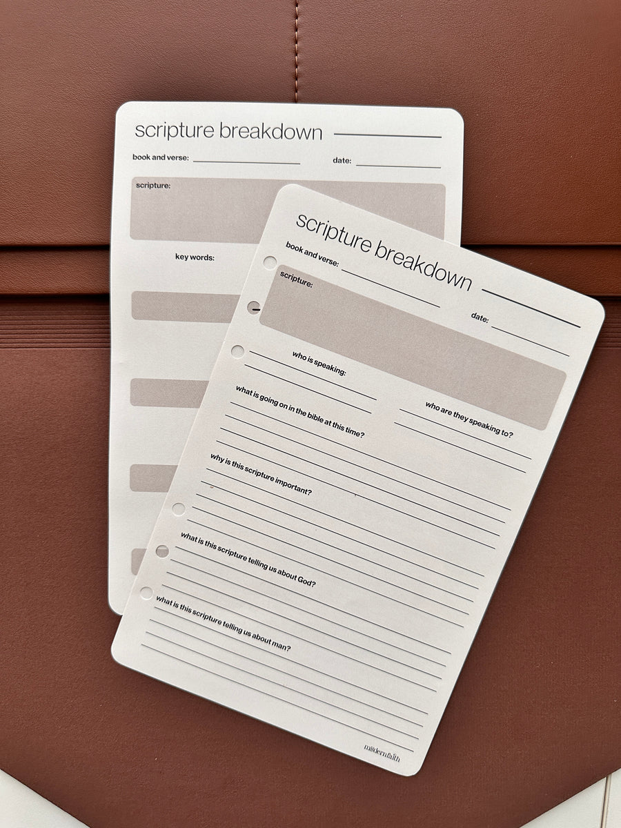 Scripture Dashboards – Modern Faith