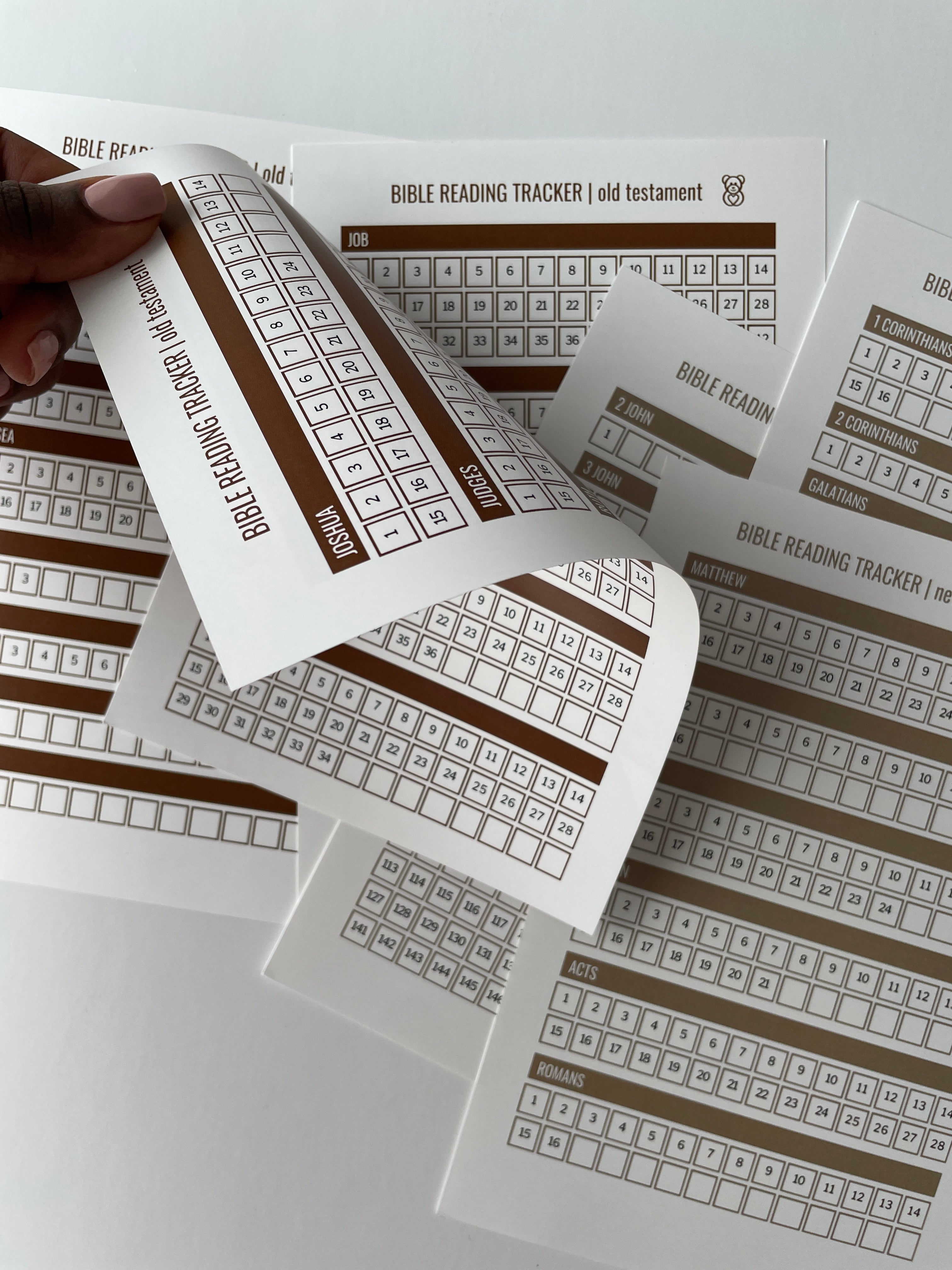 Bible Track Rack Books of The Bible Tracker – Modern Faith